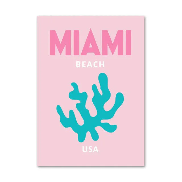 Summer Vibes Canvas Poster — view 2 Summer Vibes Canvas Poster — view 2