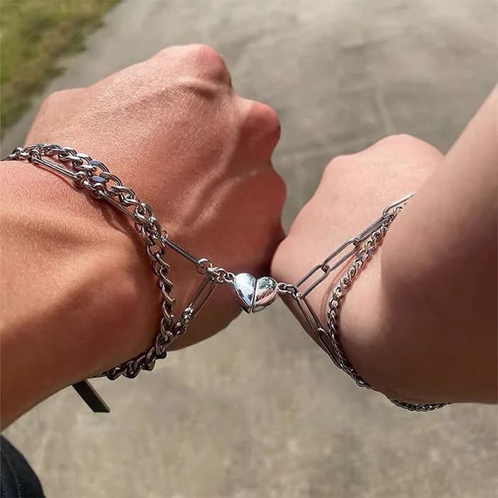 Magnetic Heart Bracelets — view 2 Magnetic Heart Bracelets — view 2