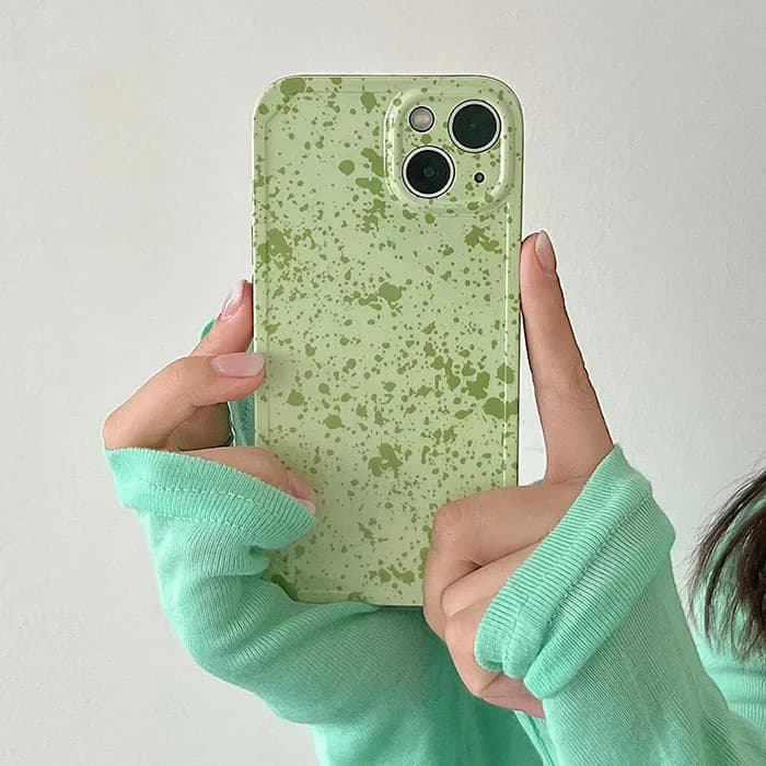 Sage Green Aesthetic iPhone Case — view 1 Sage Green Aesthetic iPhone Case — view 1