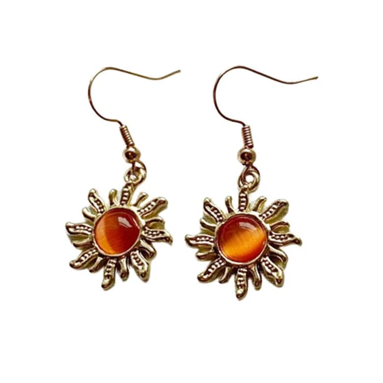 Golden Hour Sun Earrings — view 1 Golden Hour Sun Earrings — view 1