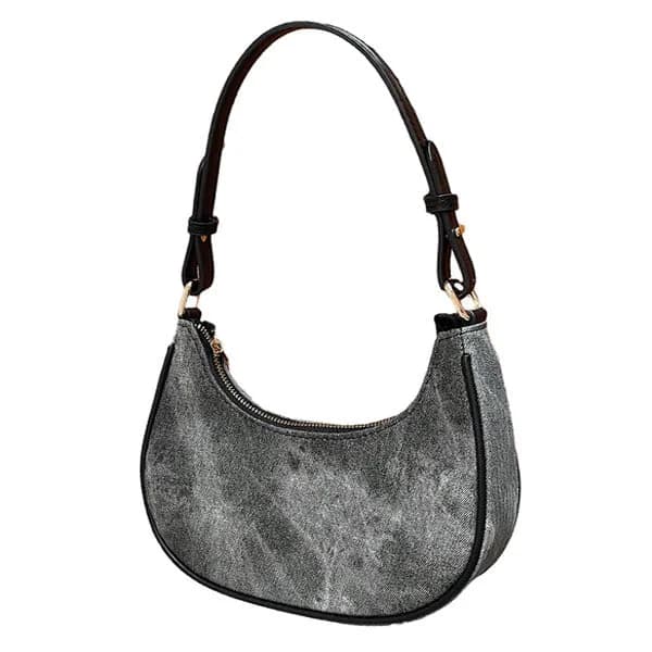 Dark Washed Hobo Bag — view 1 Dark Washed Hobo Bag — view 1