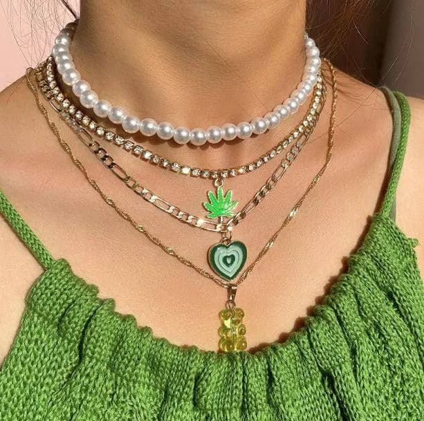 Preppy Necklace Set — view 2 Preppy Necklace Set — view 2