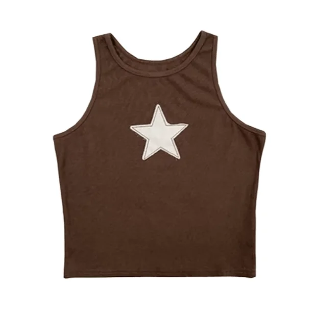 Retro Green Star Top — view 2 Retro Green Star Top — view 2