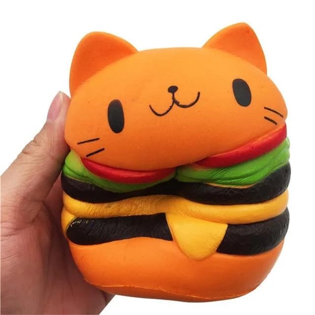 Cat Hamburger Squishy — view 1 Cat Hamburger Squishy — view 1