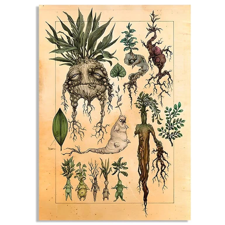 Mandrake Vintage Poster — view 1 Mandrake Vintage Poster — view 1