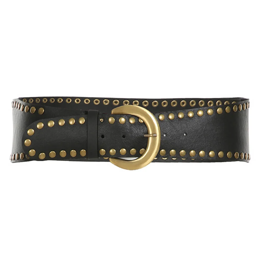 Grunge Double Rivet Belt — view 1 Grunge Double Rivet Belt — view 1