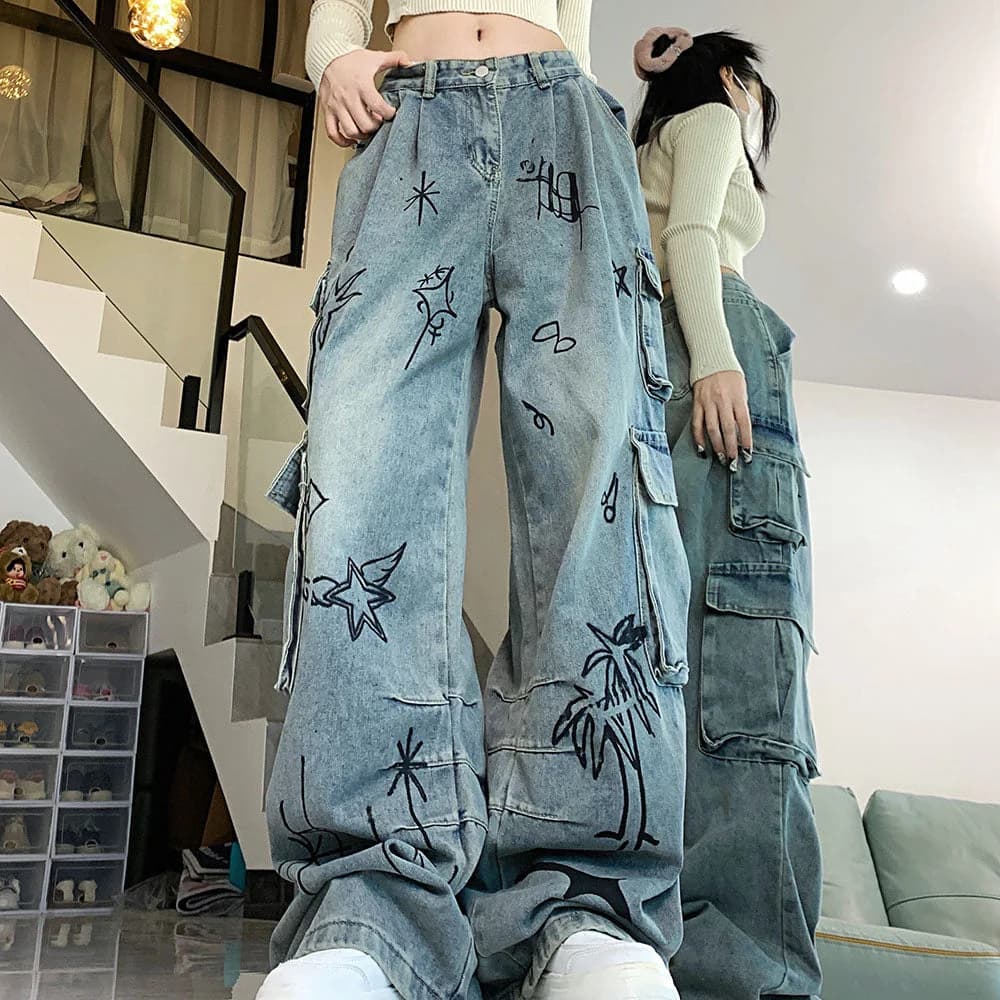 Urban Art Cargo Jeans — view 2 Urban Art Cargo Jeans — view 2