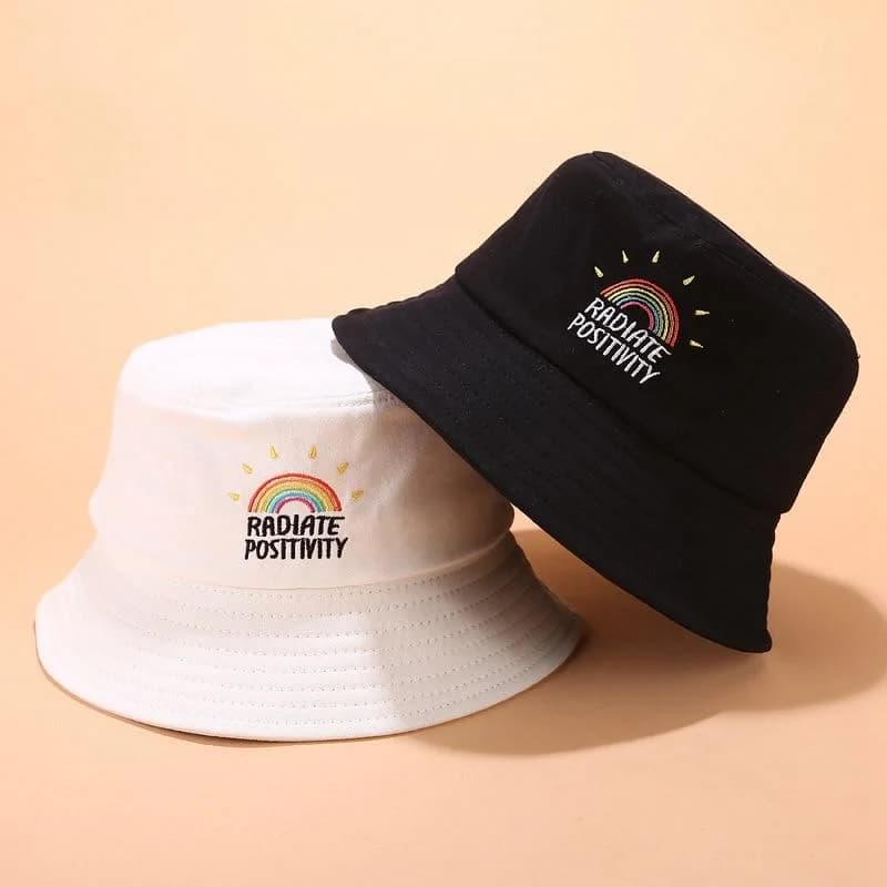 Radiate Positivity Bucket Hat — view 1 Radiate Positivity Bucket Hat — view 1