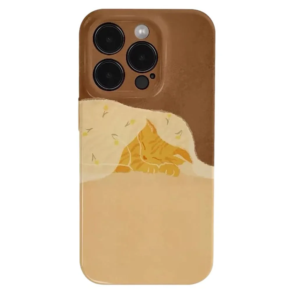 Sleepy Cat iPhone Case — view 1 Sleepy Cat iPhone Case — view 1