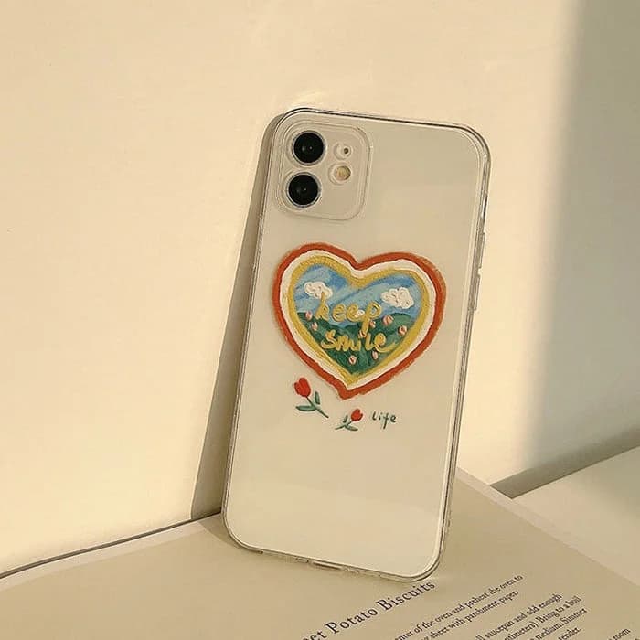 Keep Smile iPhone Case — view 2 Keep Smile iPhone Case — view 2