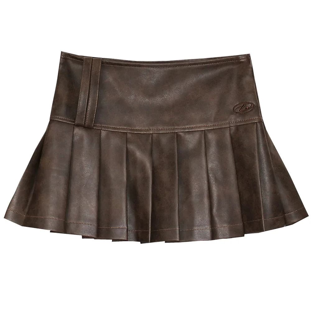 Model Behavior Leather Skirt — view 2 Model Behavior Leather Skirt — view 2