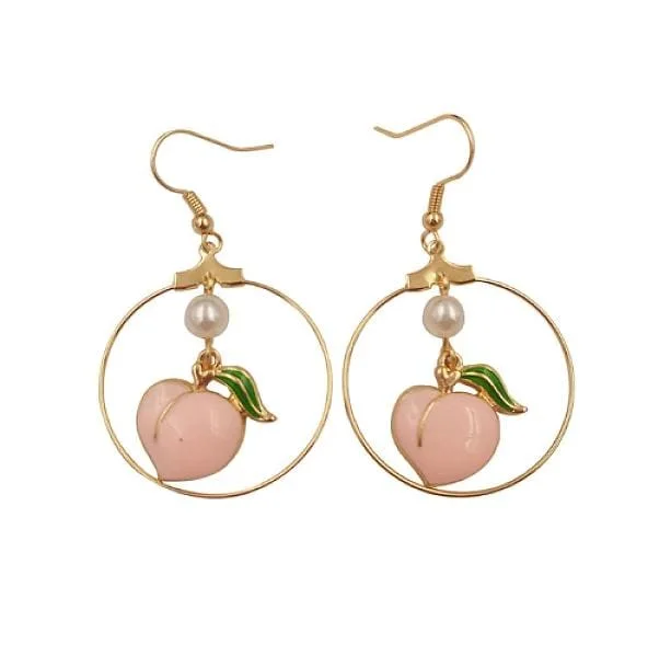 Peachy Earrings — view 2 Peachy Earrings — view 2