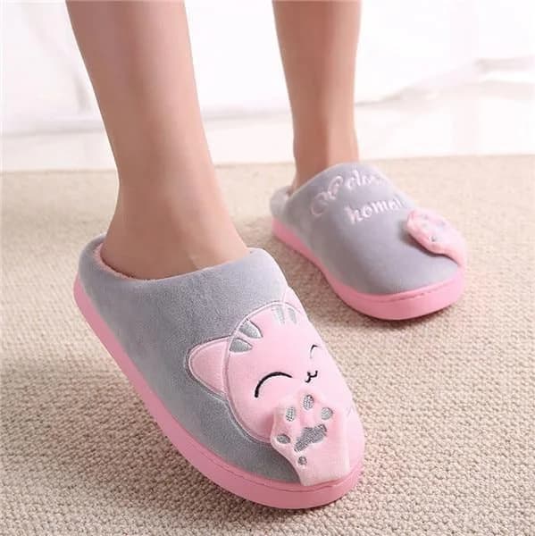 Kawaii Cat Slippers — view 2 Kawaii Cat Slippers — view 2