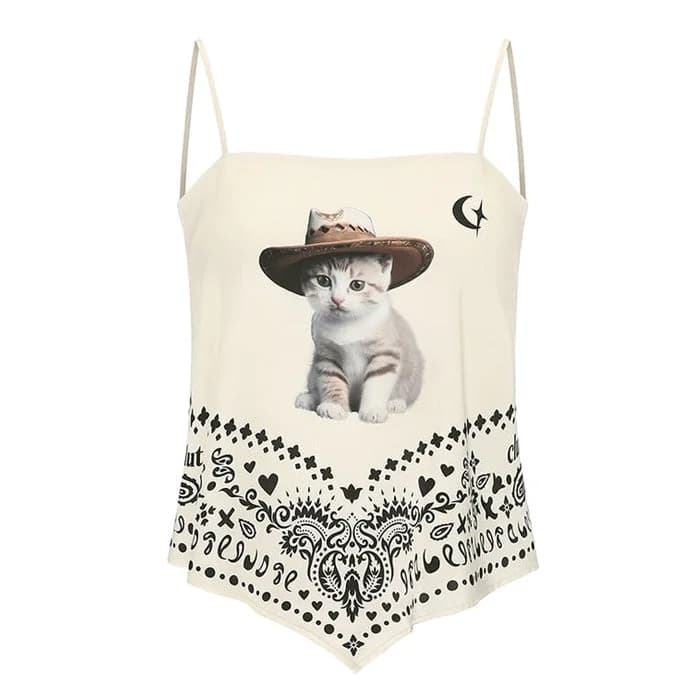 Wild West Kitty Bandana Top — view 1 Wild West Kitty Bandana Top — view 1