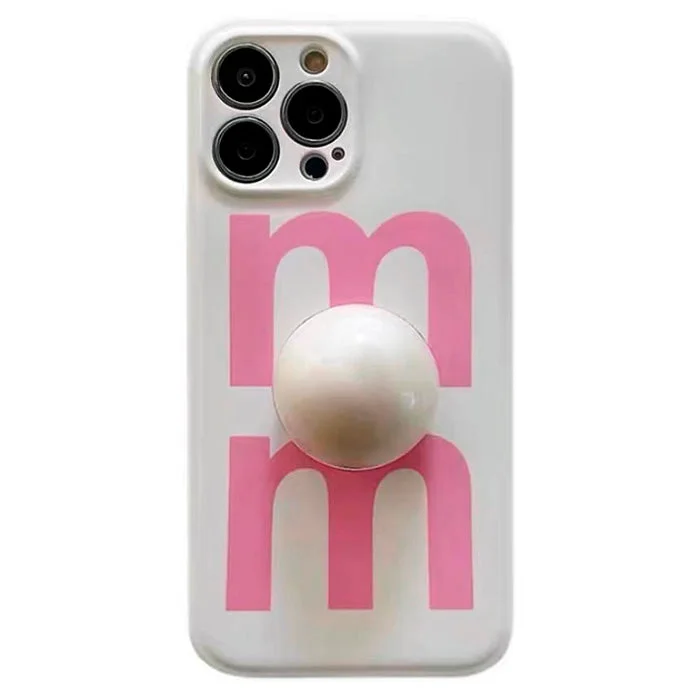 Pearl Pop Socket iPhone Case — view 1 Pearl Pop Socket iPhone Case — view 1