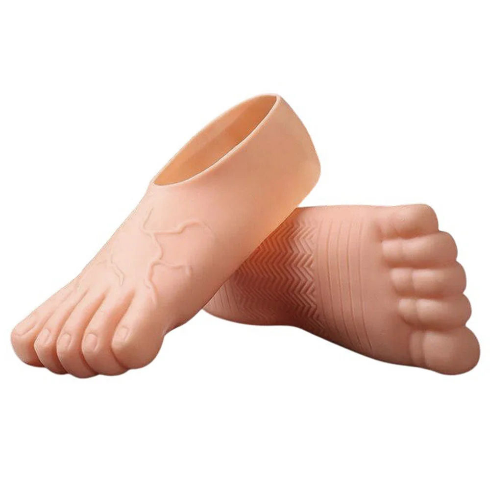 Silicone Human Foot Shaped Slippers — view 2 Silicone Human Foot Shaped Slippers — view 2