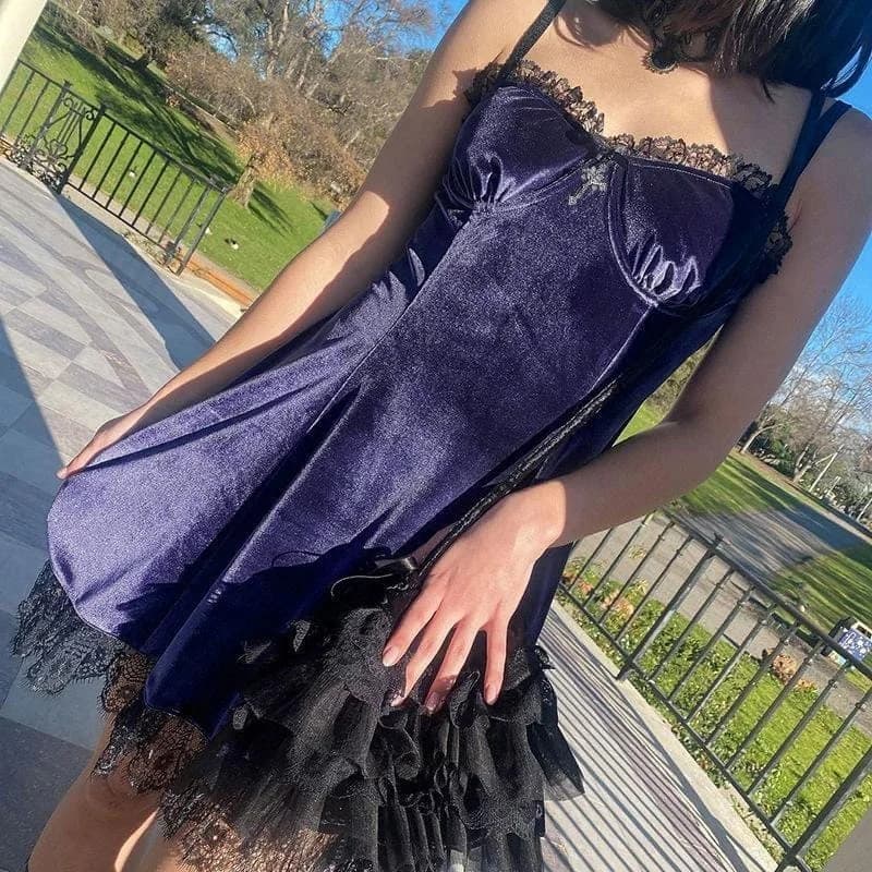 Halloween Velvet Dress — view 2 Halloween Velvet Dress — view 2