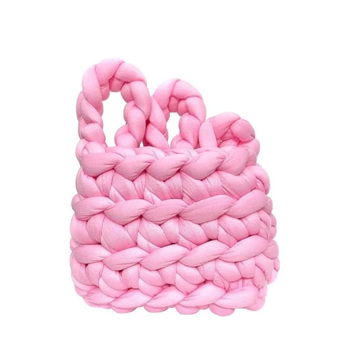 Aesthetic Crochet Bag — view 2 Aesthetic Crochet Bag — view 2