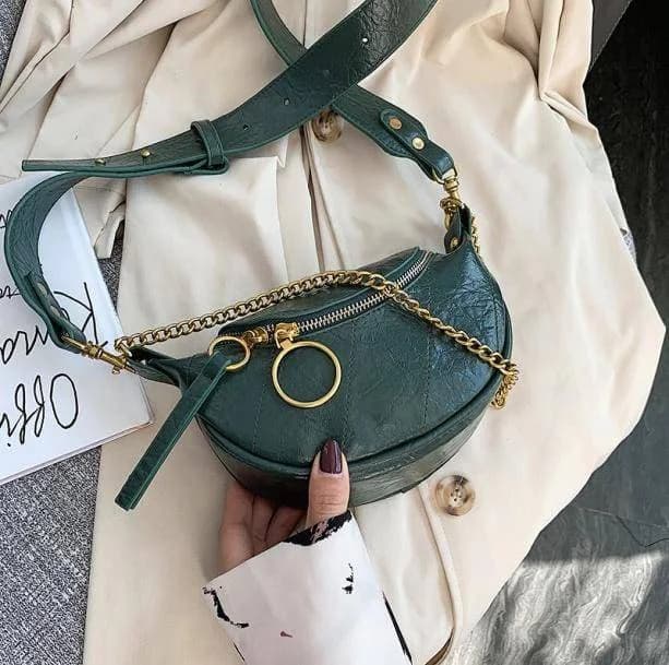 Green Chain Crossbody Bag — view 3 Green Chain Crossbody Bag — view 3