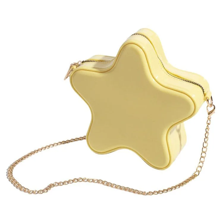 Yellow Star Chain Bag — view 1 Yellow Star Chain Bag — view 1