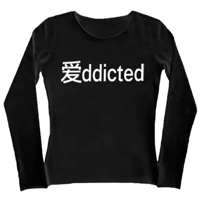 Y2K Addicted Long Sleeve Top — view 1 Y2K Addicted Long Sleeve Top — view 1