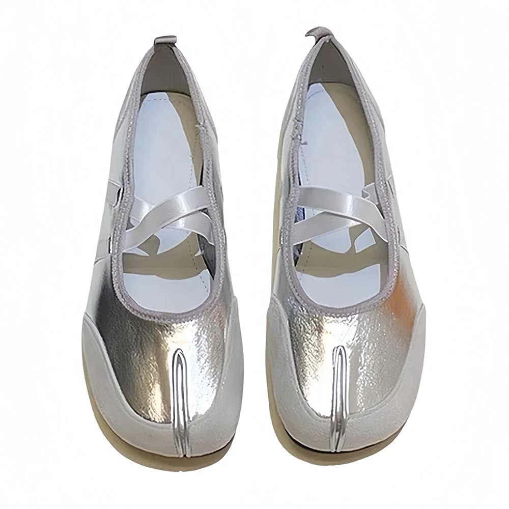 Blokette Cross Strap Ballet Flats — view 2 Blokette Cross Strap Ballet Flats — view 2
