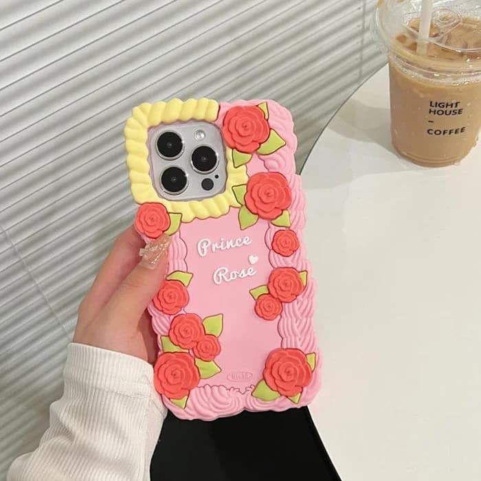 Prince Rose iPhone Case — view 2 Prince Rose iPhone Case — view 2
