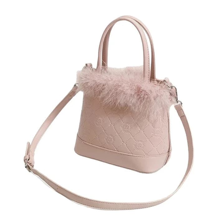 Soft Girl Aesthetic Fluffy Bag — view 2 Soft Girl Aesthetic Fluffy Bag — view 2
