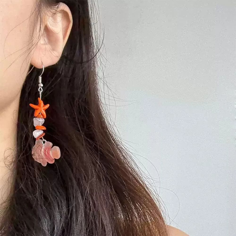 Cute Clownfish Earrings — view 2 Cute Clownfish Earrings — view 2