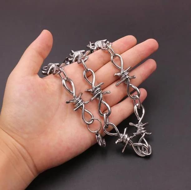 Metal Wire Necklace — view 3 Metal Wire Necklace — view 3