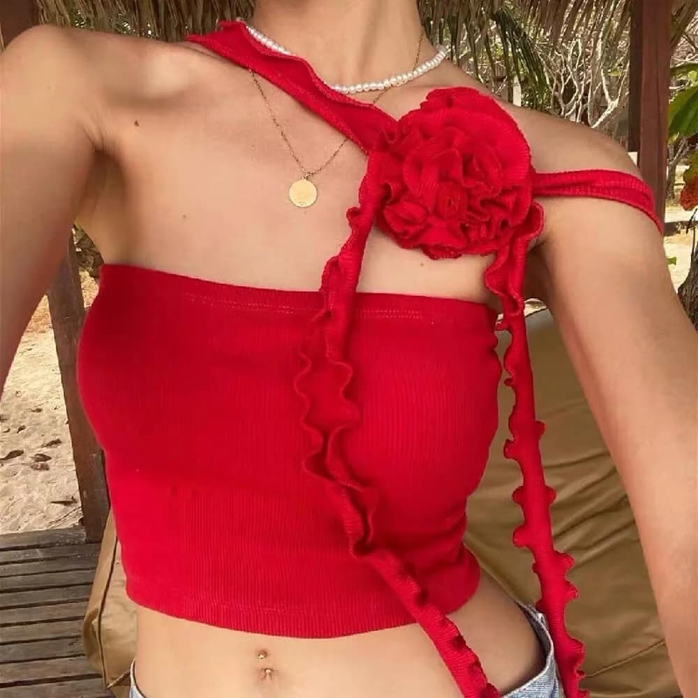 French Rose Ruffled Top — view 2 French Rose Ruffled Top — view 2
