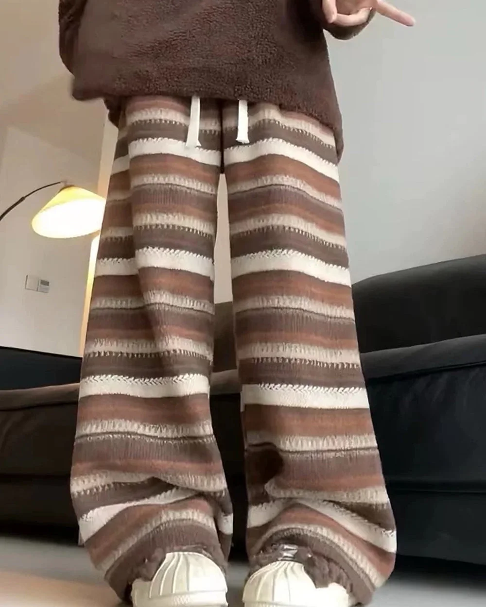 80's Grandma Pants in Brown — view 3 80's Grandma Pants in Brown — view 3
