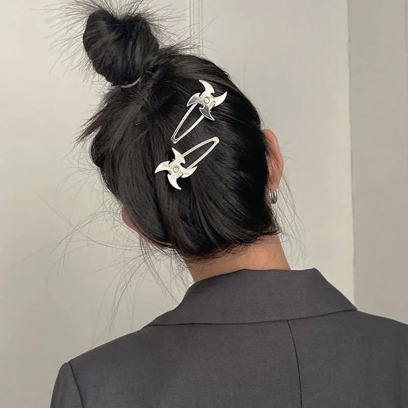 Shuriken Hair Clips — view 2 Shuriken Hair Clips — view 2