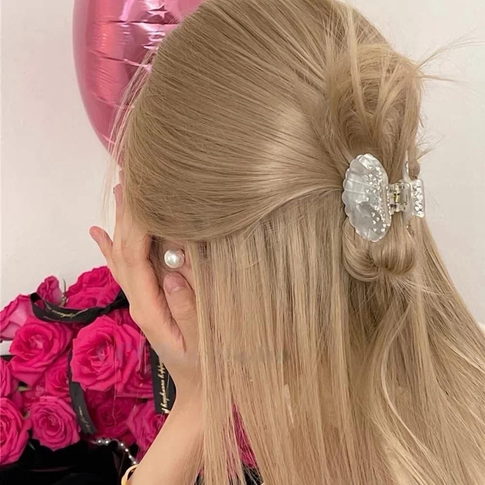 Seashell Mini Hair Claw — view 2 Seashell Mini Hair Claw — view 2