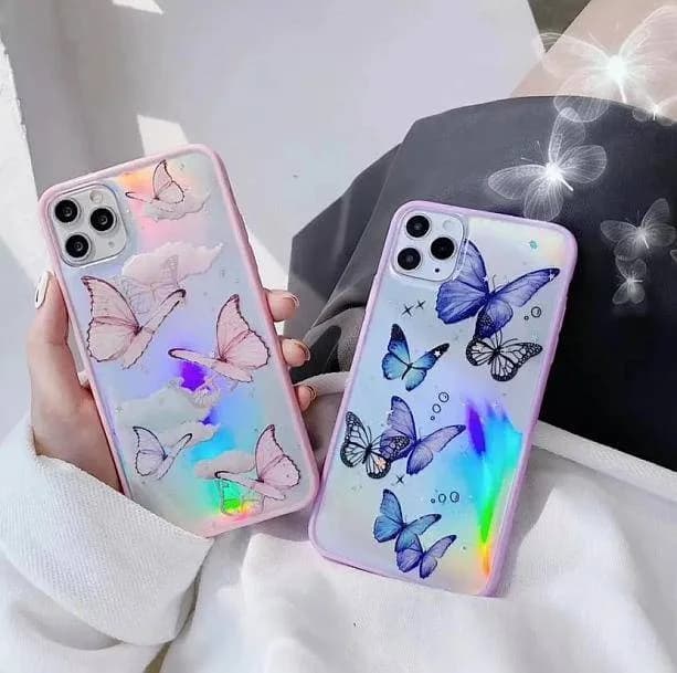 Transparent Butterfly IPhone Case — view 1 Transparent Butterfly IPhone Case — view 1