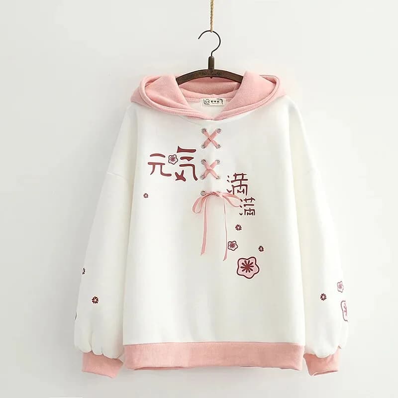 Thick Cherry Blossom Hoodie — view 2 Thick Cherry Blossom Hoodie — view 2