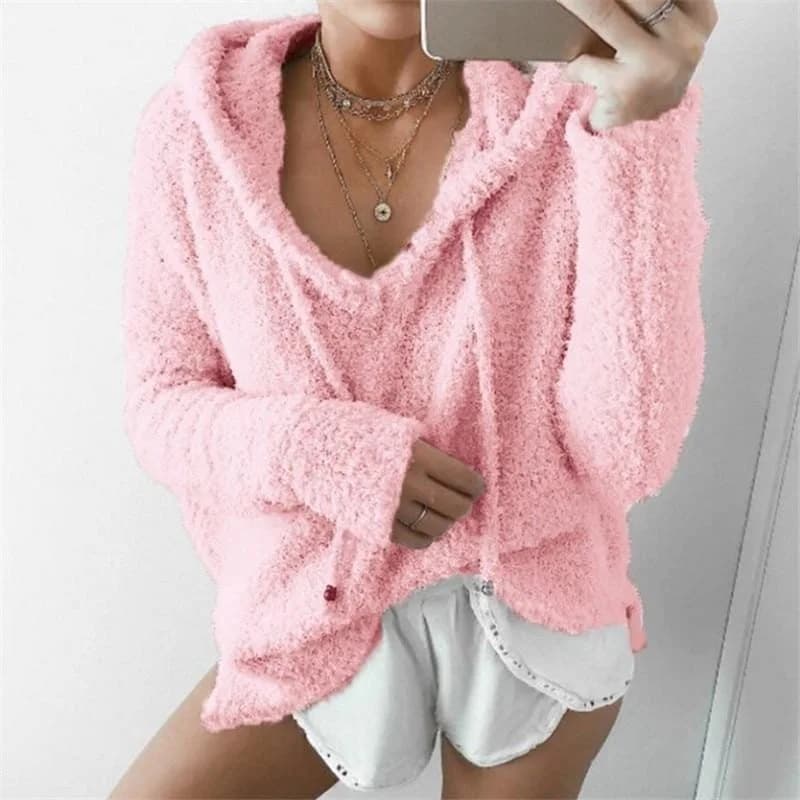 Oversized Fuzzy Hoodie — view 1 Oversized Fuzzy Hoodie — view 1