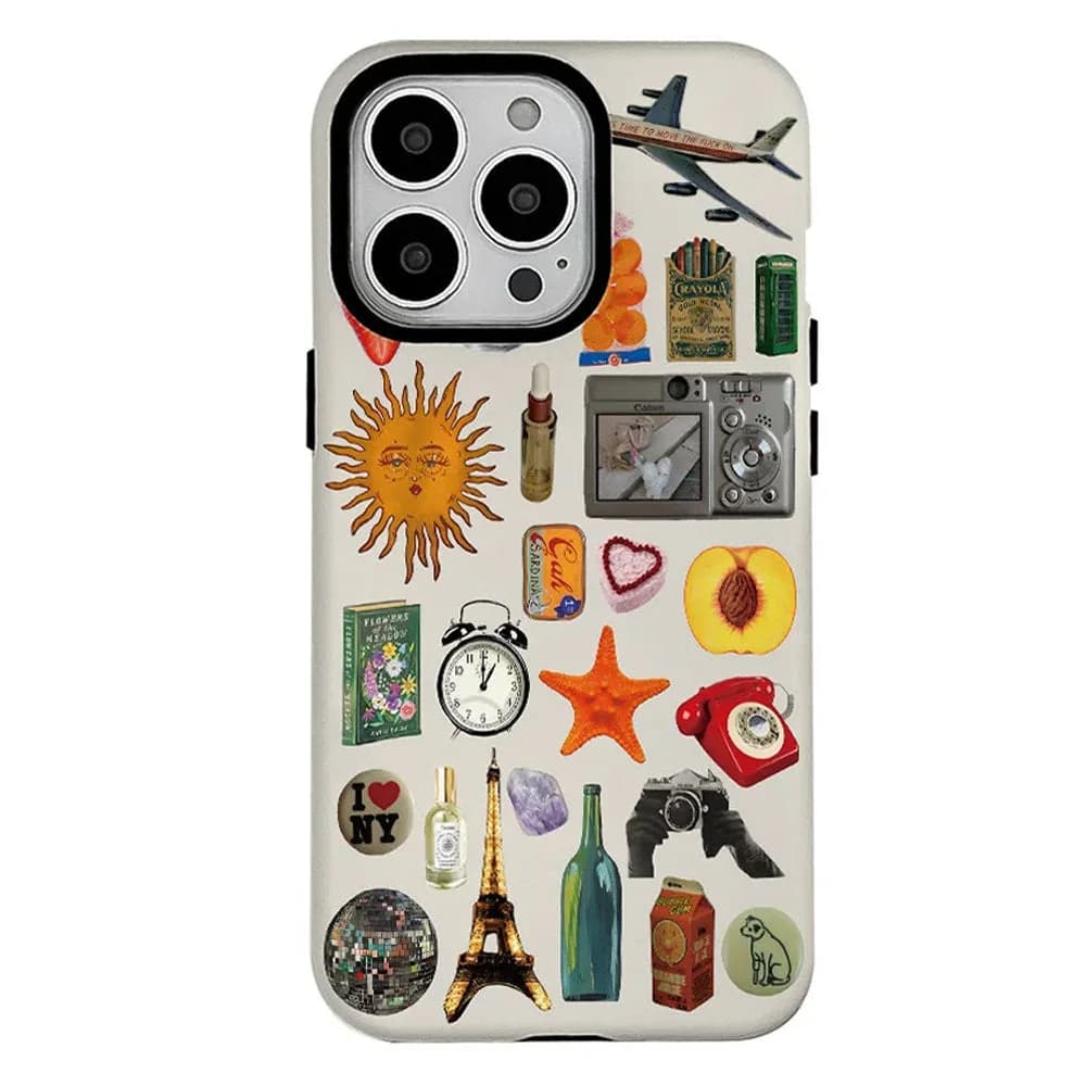 Wanderlust Lovers Aesthetic iPhone Case — view 1 Wanderlust Lovers Aesthetic iPhone Case — view 1