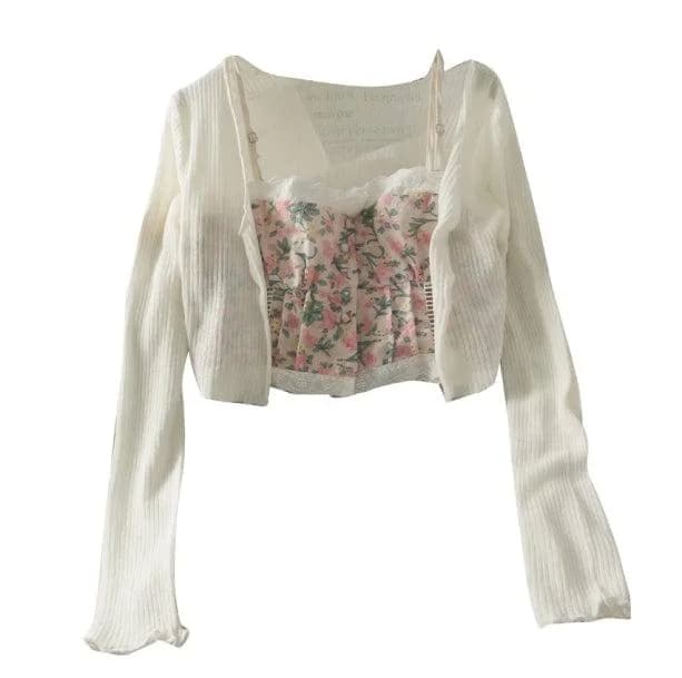 Coquette 2 Piece Set Summer Top — view 1 Coquette 2 Piece Set Summer Top — view 1