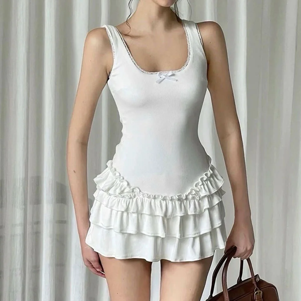 Swan Balletcore Mini Dress — view 2 Swan Balletcore Mini Dress — view 2