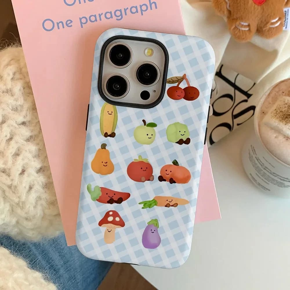 Provence Picnic Gingham iPhone Case — view 2 Provence Picnic Gingham iPhone Case — view 2