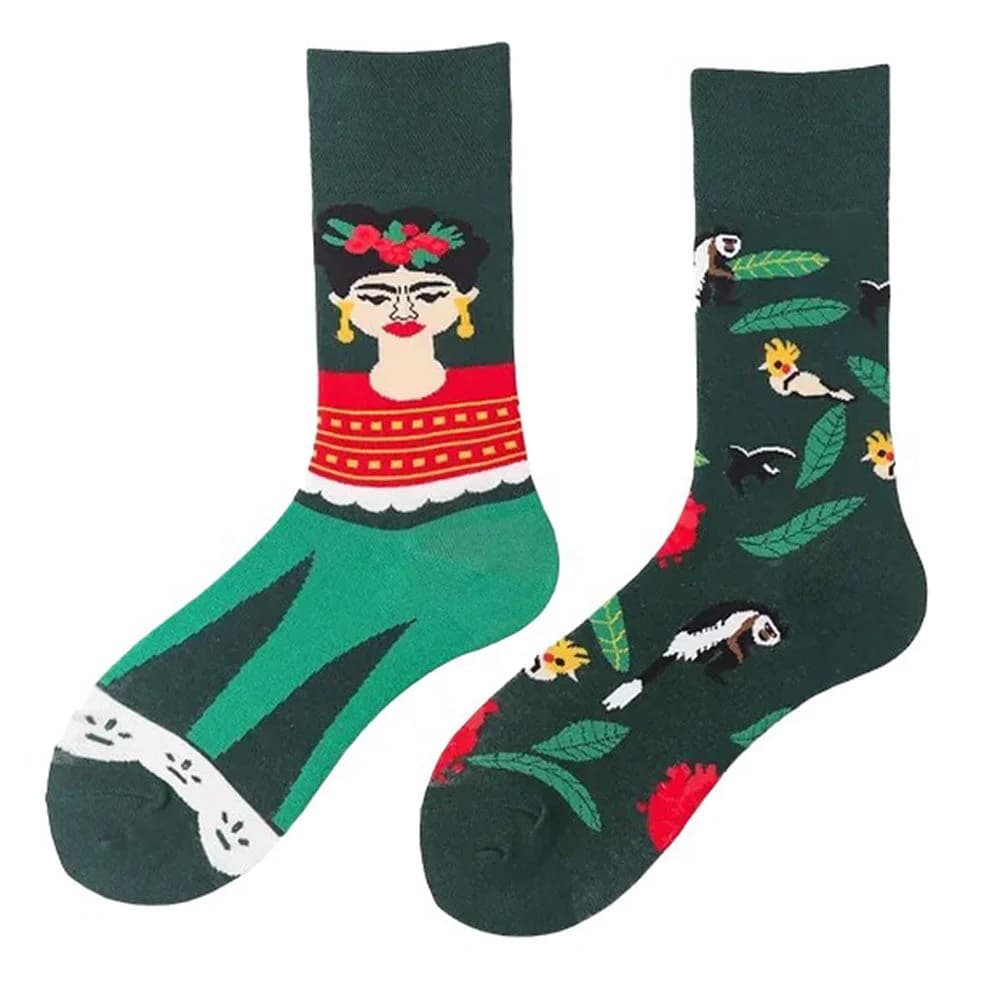 Frida Kahlo Socks — view 1 Frida Kahlo Socks — view 1
