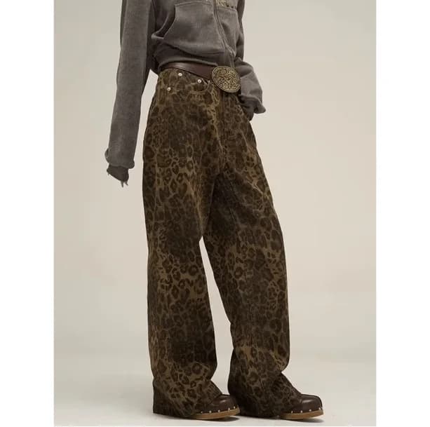 Leopard Print Loose Pants — view 3 Leopard Print Loose Pants — view 3