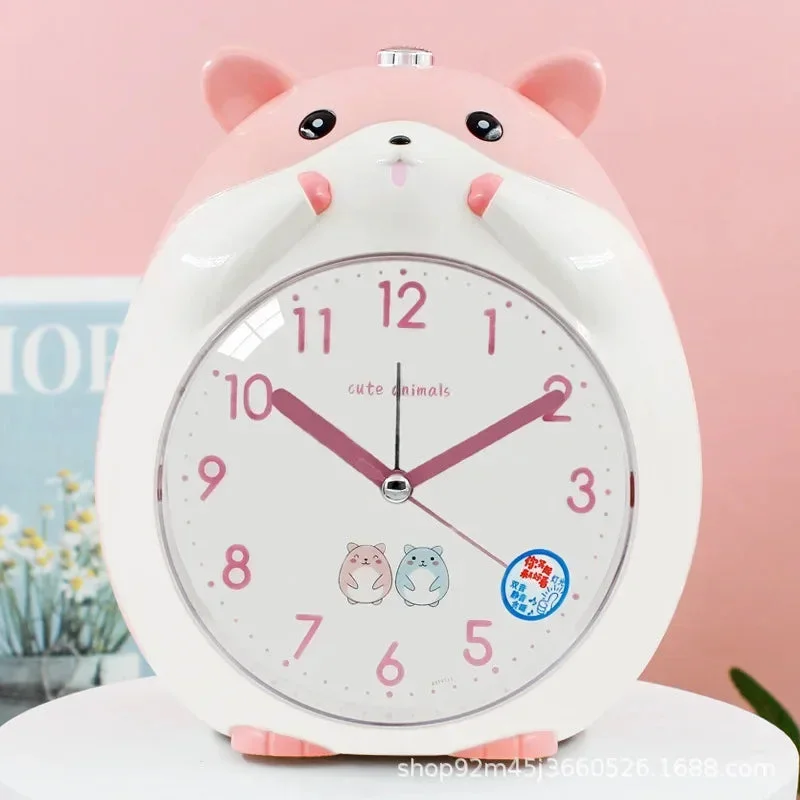 Cute Hamster Clock & Night Light — view 2 Cute Hamster Clock & Night Light — view 2