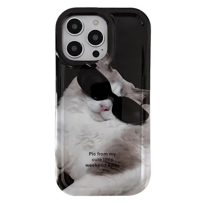 Cat Sunglasses iPhone Case — view 1 Cat Sunglasses iPhone Case — view 1
