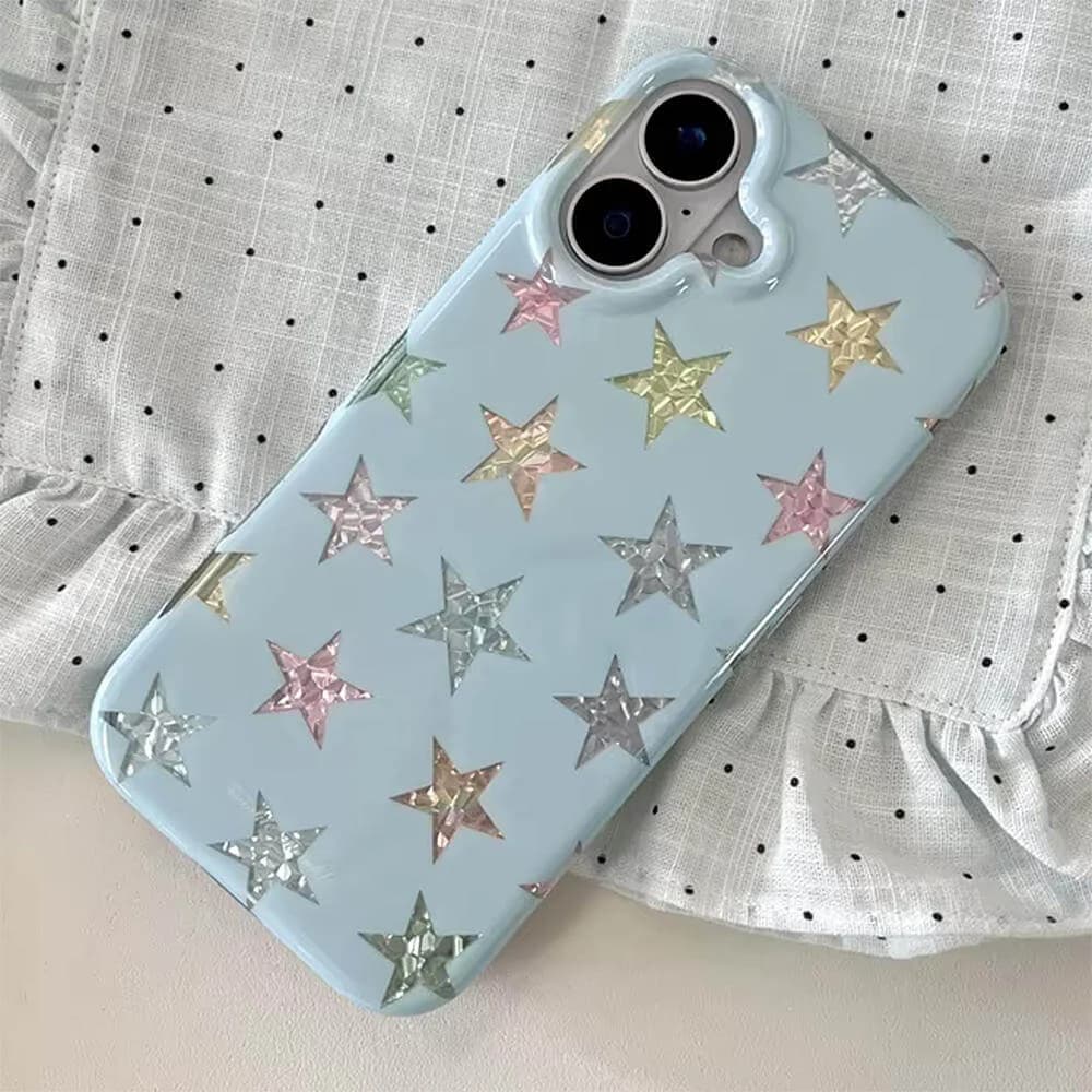 Y2K Sparkle Stars iPhone Case — view 2 Y2K Sparkle Stars iPhone Case — view 2