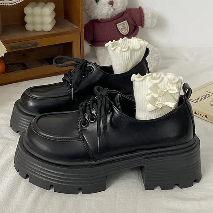 Platform Oxford Boots — view 2 Platform Oxford Boots — view 2
