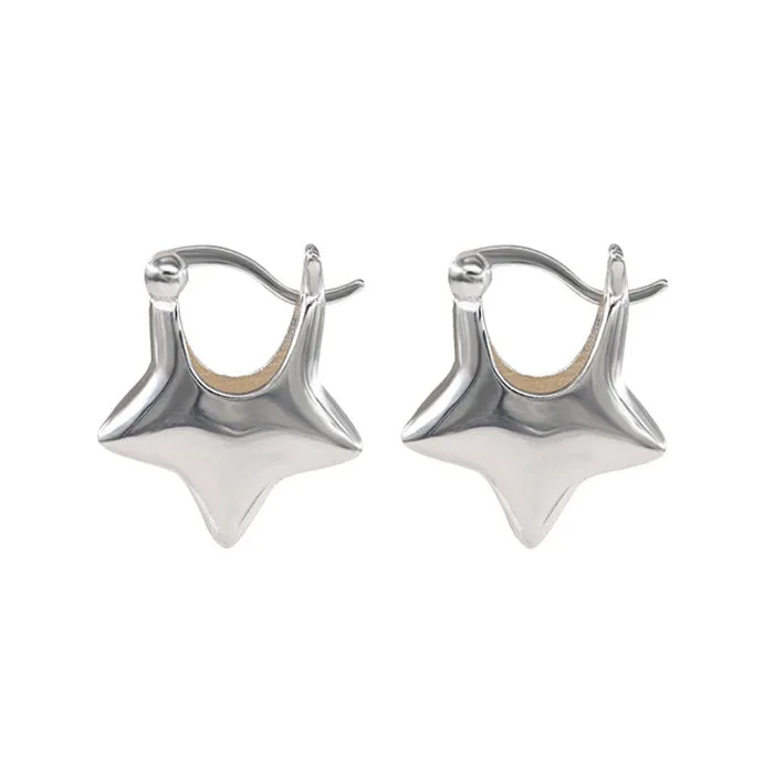 Minimalist Aesthetic Star Earrings — view 1 Minimalist Aesthetic Star Earrings — view 1