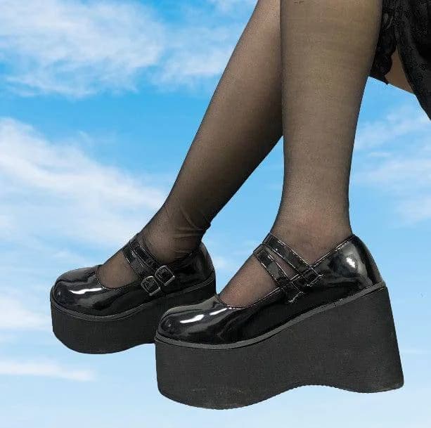 Aesthetic Platform Wedges — view 2 Aesthetic Platform Wedges — view 2