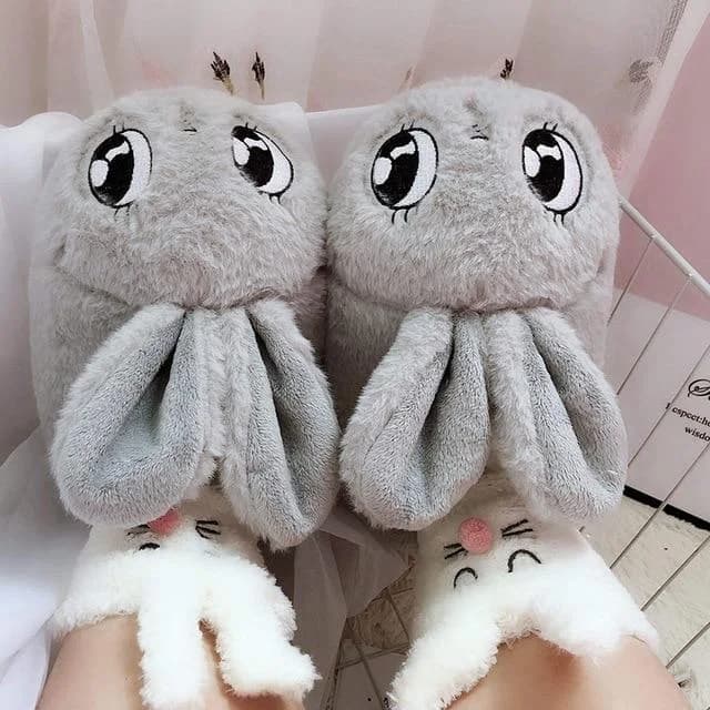 Cute Rabbit Slippers — view 2 Cute Rabbit Slippers — view 2